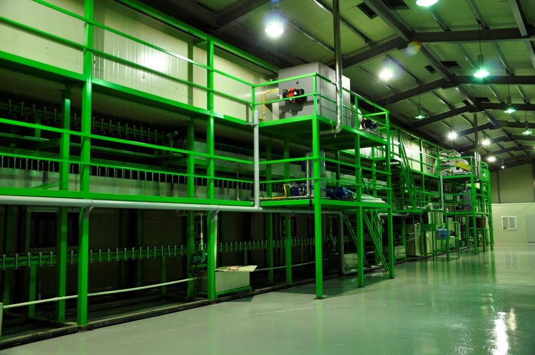 NBR nitrile coating plant